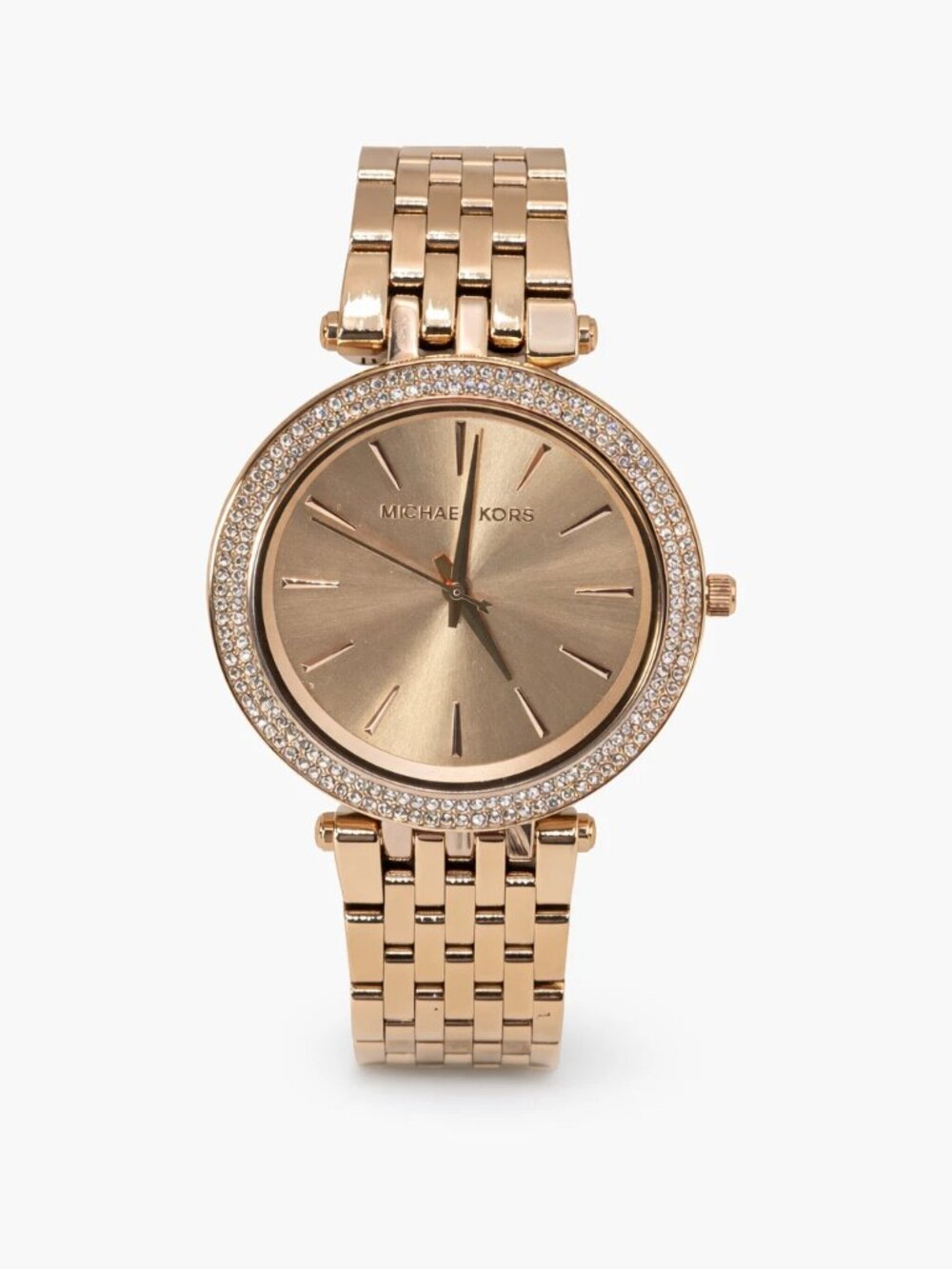 Michael Kors Darci Women's Rose Gold-Tone Pavé Watch MK3192